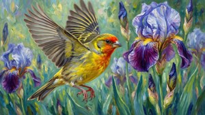 Impressionist Canary Flight