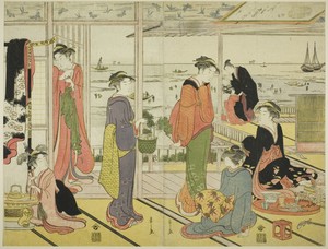 In a Pleasure House in Shinagawa (Shinagawa no rojo)