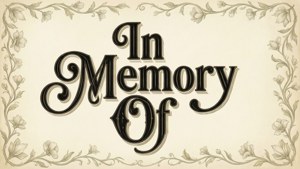 In Memory Of Typography