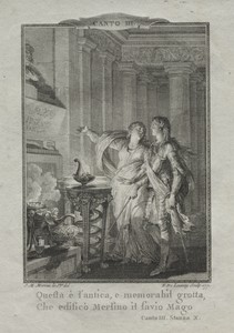 In the Grotto of Merlin, the Magician