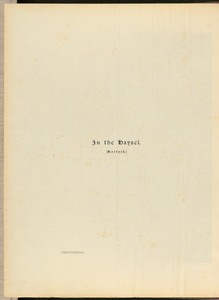 In the Haysel. [Norfolk.]