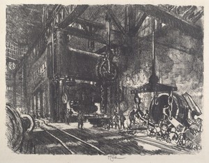 In the Land of Brobdingnag, the Armour Plate Bending Press