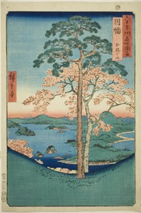 Inaba Province: Karo, Koyama (Inaba, Karo Koyama), from the series "Famous Places in the Sixty-odd Provinces (Rokujuyoshu meisho zue)"
