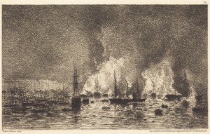 Incendie dans le port de Bordeaux