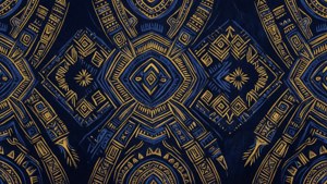 Indigo Gold Symmetry