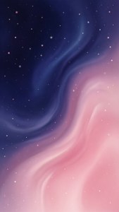 Indigo Pink Ombre Stars