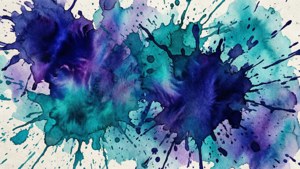 Indigo Watercolor Splash