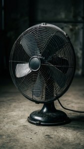 Industrial Black Fan Dramatic