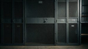 Industrial Grid Door