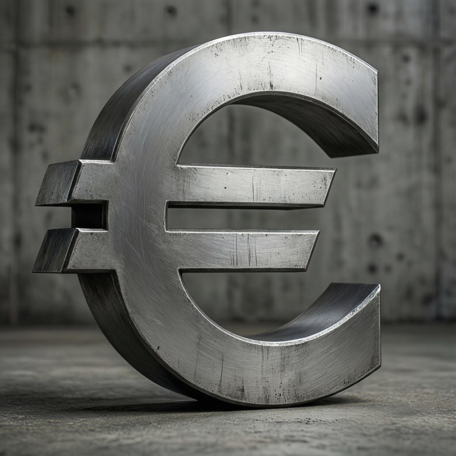 Industrial Steel Euro by Wallpapers.art Studio