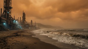 Industrial Wasteland Beach
