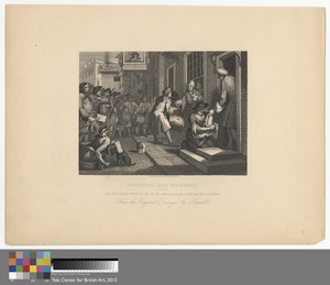 Industry and Idleness, Plate 6: The Industrious 'Prentice out of His Time and Married to His Master's Daughter
