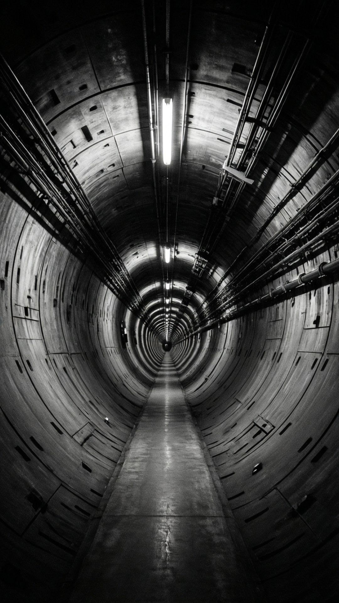Infinite Linear Tunnel by Wallpapers.art Studio