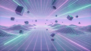 Infinite Neon Grid