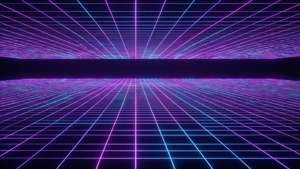 Infinite Neon Grid
