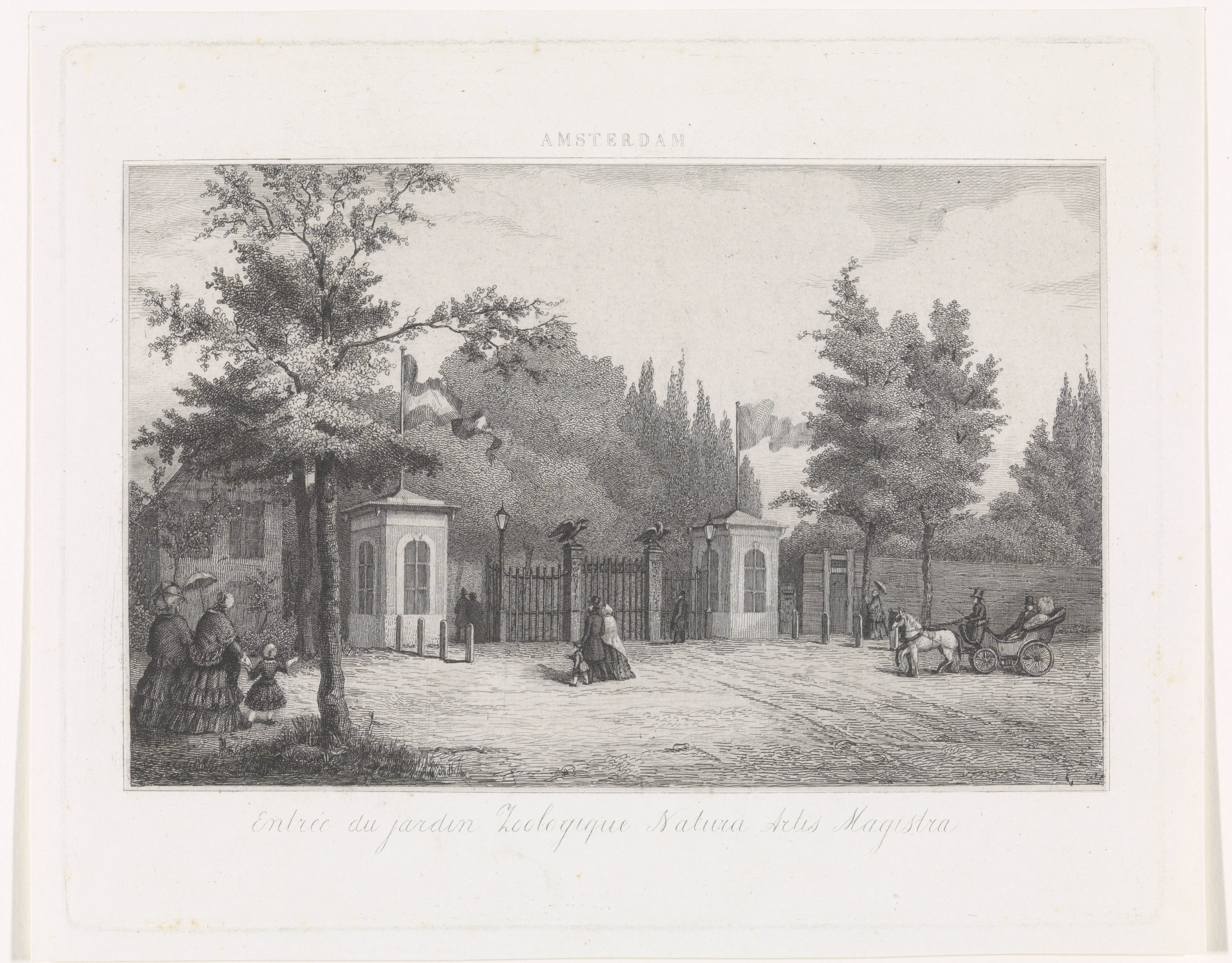 Ingang van Artis, Amsterdam by Edouard Taurel