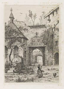 Ingang van het kasteel van Hollenfeltz