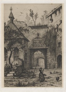 Ingang van het kasteel van Hollenfeltz
