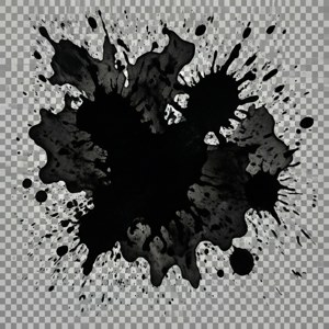 Ink Blob Grunge Overlay