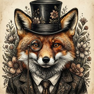Ink Fox Gentleman