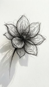 Ink Scribble Bloom