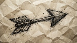 Ink Sketch Arrow