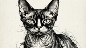 Ink Sketch Cat