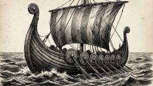 Ink Sketch Ship