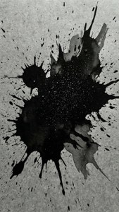 Ink Splatter on Grunge