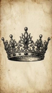 Ink Tiara Line Art