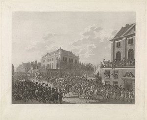 Inkomst van Lodewijk Napoleon te Amsterdam, 1808