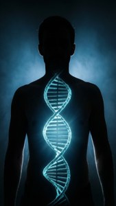 Inner DNA Silhouette