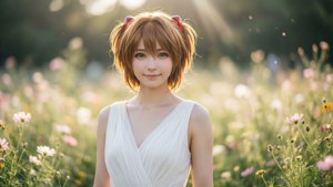 Inori in Flower Field