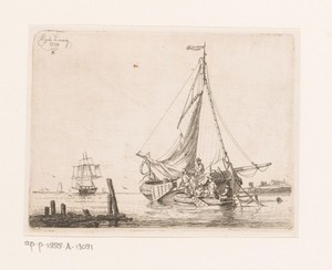 Inschepen en inladen op een zeilboot