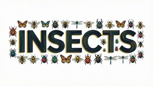 Insects Typography