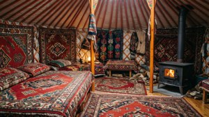 Inside a Kyrgyz Yurt