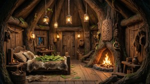 Inside an Ewok Home