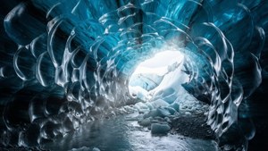 Inside the Blue Ice Cave
