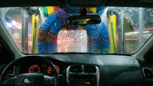 Inside the Car Wash Tunnel