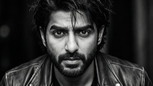 Intense Black and White Portrait