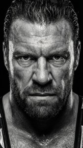 Intense Black and White Portrait