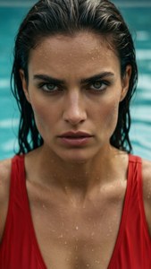 Intense Blue Water Gaze