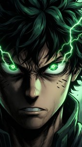 Intense Close-Up Portrait