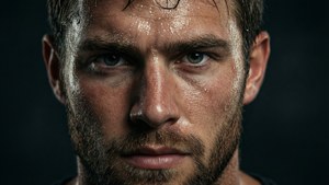 Intense Closeup Portrait