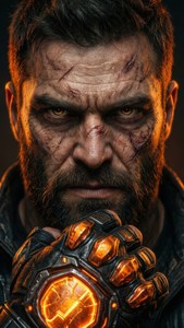 Intense Doomfist Portrait