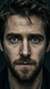 Intense Eyes Close-Up