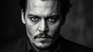 Intense Gaze B&W