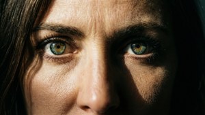 Intense Gaze Close-Up