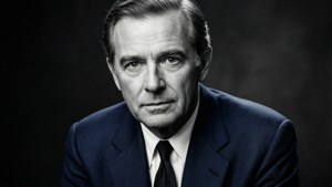 Intense Gaze in Monochrome