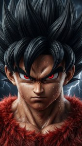 Intense Gaze of a Warrior